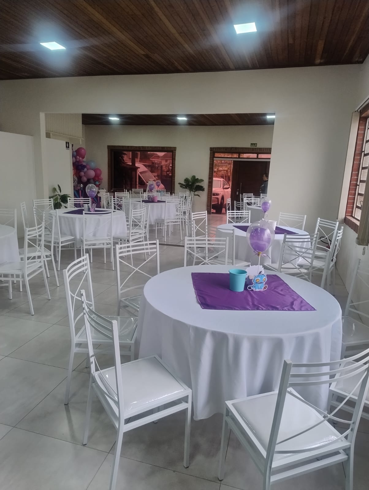 Detalhes da festa